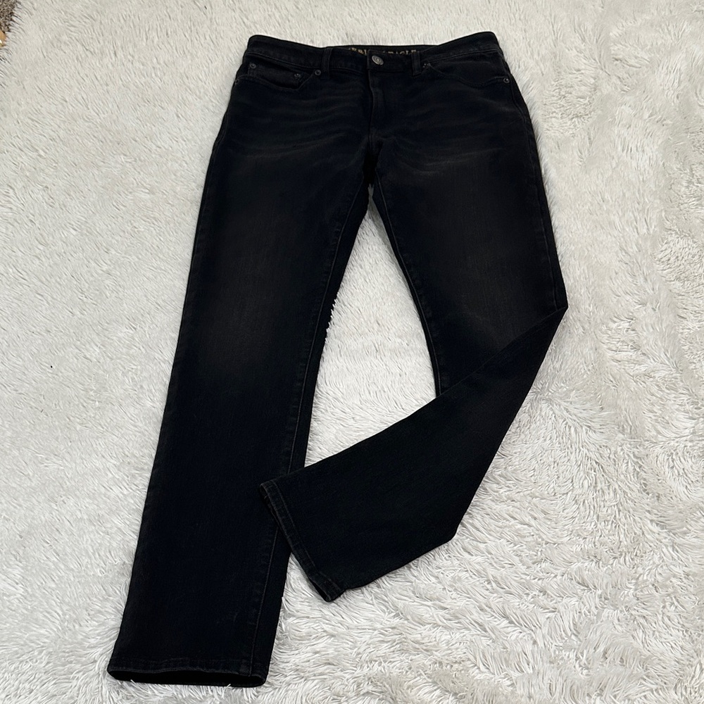 American Eagle Outfitters Men’s Black Slim Straight Jeans